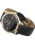 Tissot T Classic Dream Black Dial Black Leather Strap Watch for Men - T033.410.36.051.01 Buy Now By Tissot