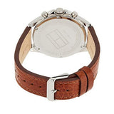 Tommy Hilfiger Dean Quartz Multifunction White Dial Brown Leather Strap Watch for Men - 1791274 Buy Now By Tommy Hilfiger