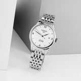 Tissot Le Locle Automatic Cosc White Dial Silver Steel Strap Watch For Men - T006.408.11.037.00 Buy Now By Tissot