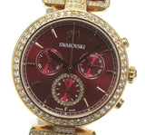 Swarovski Era Journey Red Dial Red Leather Strap Watch for Women - 5416701 Buy Now By Swarovski