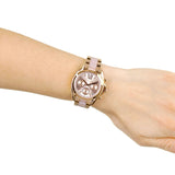 Michael Kors Bradshaw Rose Gold Dial Two Tone Steel Strap Watch for Women - MK6066 Buy Now By Michael Kors