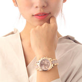 Michael Kors Bradshaw Rose Gold Dial Two Tone Steel Strap Watch for Women - MK6066 Buy Now By Michael Kors