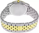 Movado Museum Classic Black Dial Two Tone Steel Strap Watch For Men - 606899 Buy Now By Movado