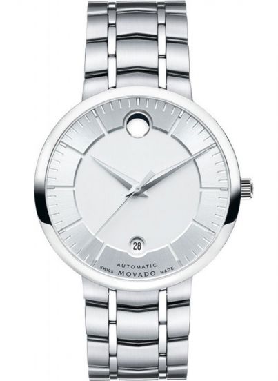 Movado 1881 Automatic Silver Dial Silver Steel Strap Watch for Men - 606915 Buy Now By Movado