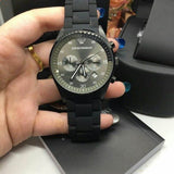 Emporio Armani Sportivo Chronograph Black Dial Black Stainless Steel Watch For Men - AR5889 Buy Now By Emporio Armani