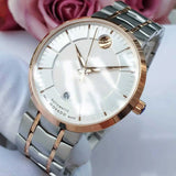 Movado 1881 Automatic Silver Dial Two Tone Steel Strap Watch For Men - 607063 Buy Now By Movado