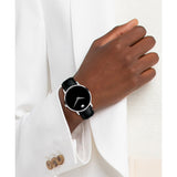 Movado Museum Classic Black Dial Black Leather Strap Watch for Men - 0607194 Buy Now By Movado