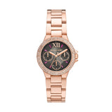 Michael Kors Camille Chronograph Grey Dial Rose Gold Steel Strap Watch For Women - MK6983 Buy Now By Michael Kors