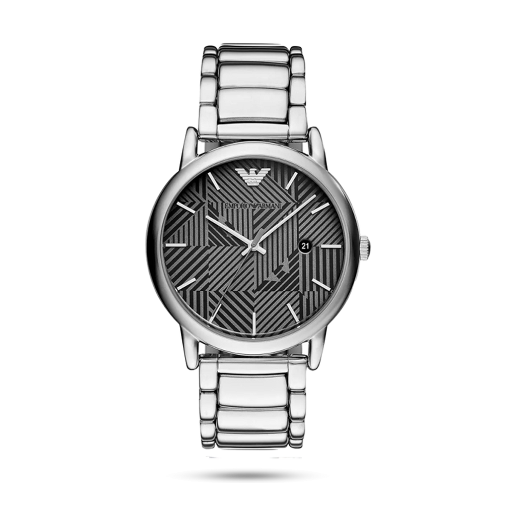 Emporio Armani Classic Quartz Grey Dial Silver Steel Strap Watch For Men - AR11134 Buy Now By Emporio Armani