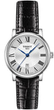 Tissot Carson Premium Silver Dial Black Leather Strap Watch For Men - T122.410.16.033.00 Buy Now By Tissot