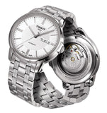 Tissot Automatics III Day Date White Dial Silver Steel Strap Watch For Men - T065.430.11.031.00 Buy Now By Tissot