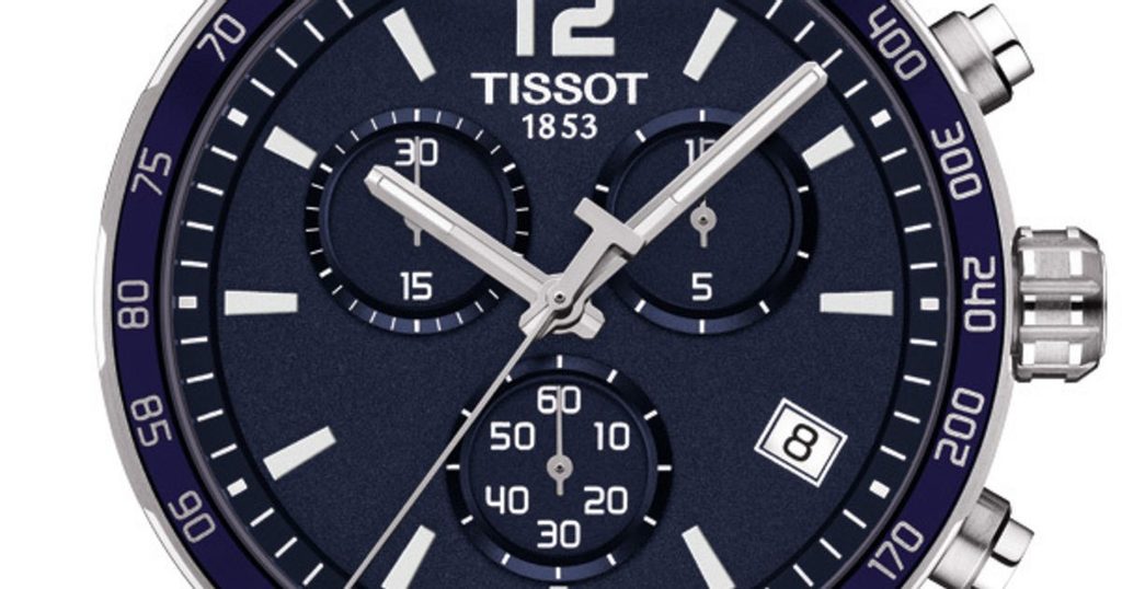 Tissot T Sport Quickster Chronograph Blue Dial Watch For Men - T095.417.16.047.00 Buy Now By Tissot