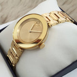 Movado Bold Gold Dial Gold Steel Strap Watch For Women - 3600382 Buy Now By Movado