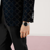 Gucci G Timeless Automatic Black Dial Silver Steel Strap Watch For Men - YA126353 Buy Now By Gucci