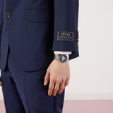 Gucci G Timeless Quartz Black Dial Silver Steel Strap Watch For Women - YA1264136 Buy Now By Gucci