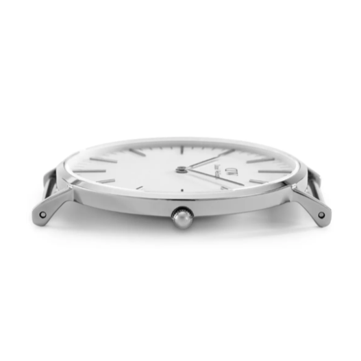 Daniel Wellington Classic Cornwall White Dial Black Nylon Strap Watch For Men - DW00100258 Buy Now By Daniel Wellington