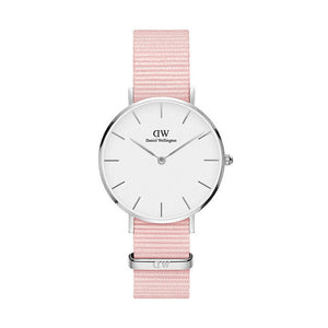 Daniel Wellington Classic Petite Rosewater White Dial Pink NATO Strap Watch For Women - DW001000318 Buy Now By Daniel Wellington