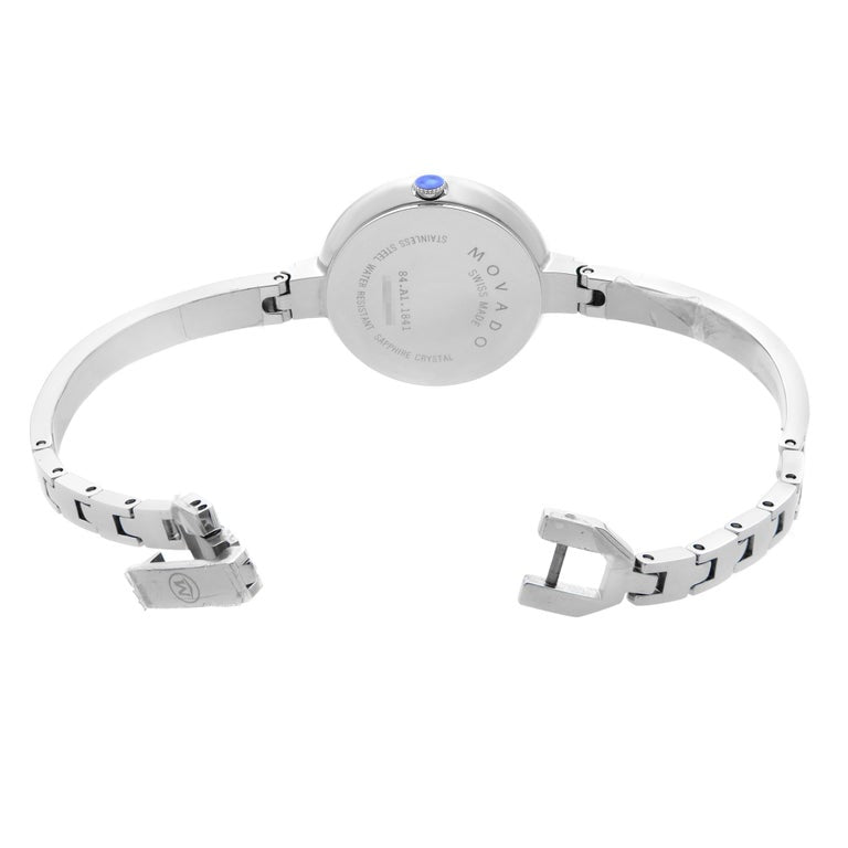 Movado Bela Museum Pink Dial Silver Steel Strap Watch For Women - 0606596 Buy Now By Movado