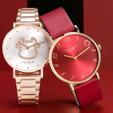 Coach Perry White Dial Rose Gold Steel Strap Watch for Women - 14503708 Buy Now By Coach