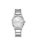 Calvin Klein Stately Silver Dial Silver Steel Strap Watch for Women - K3G2312W Buy Now By Calvin Klein