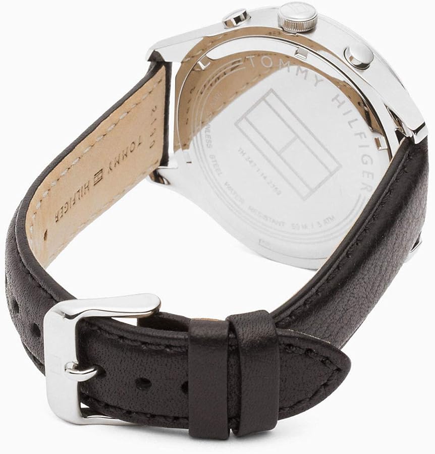 Tommy Hilfiger Gavin Blue Dial Blue Leather Strap Watch for Men - 1791468 Buy Now By Tommy Hilfiger