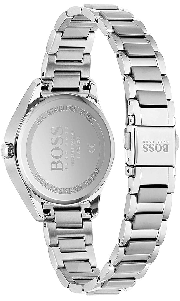Hugo Boss Grand Course Blue Dial Silver Steel Strap Watch for Women - 1502583 Buy Now By Hugo Boss