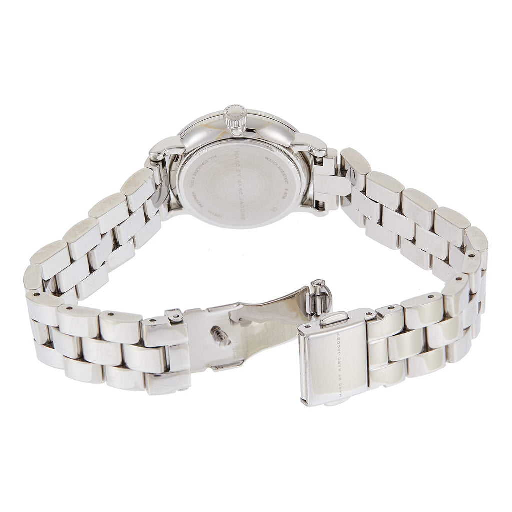 Marc Jacobs Baker Pink Dial Silver Steel Strap Watch for Women - MBM3283 Buy Now By Marc Jacobs