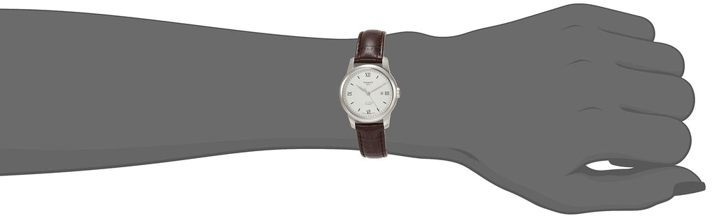 Tissot T Classic Le Locle Automatic Silver Dial Brown Leather Strap Watch For Women - T006.207.16.038.00 Buy Now By Tissot