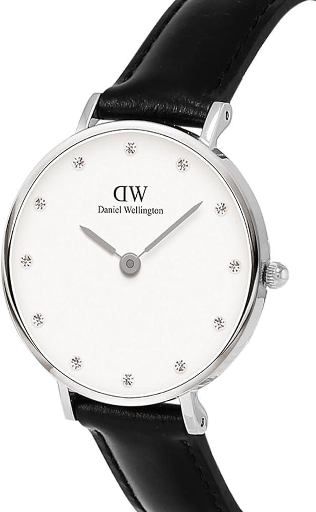 Daniel Wellington Classy Sheffield White Dial Black Leather Strap Watch For Women - DW00100080 Buy Now By Daniel Wellington