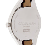 Calvin Klein Rebel Blue Maroon Dial Maroon Leather Strap Watch for Women - K8P231UN Buy Now By Calvin Klein