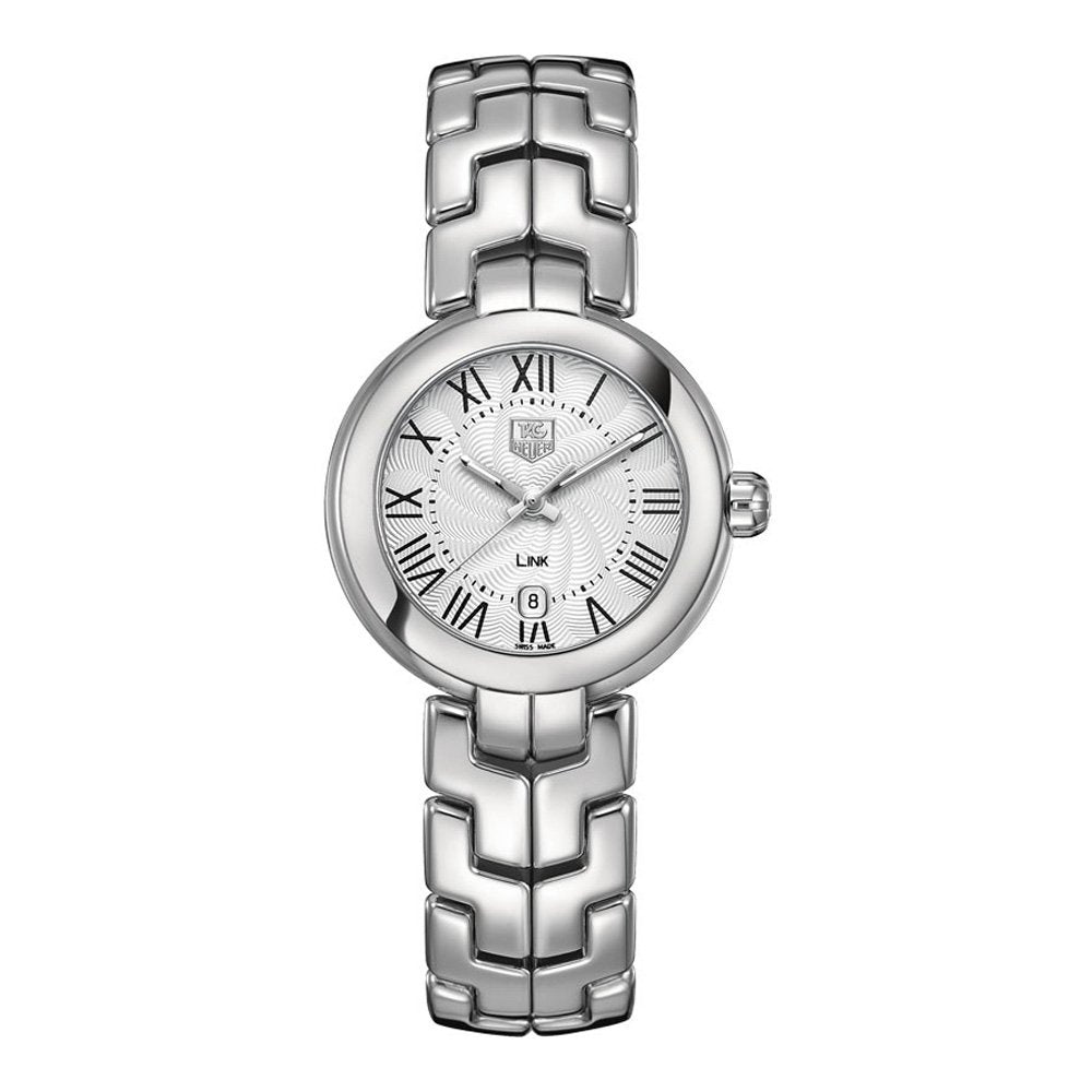Tag Heuer Link Roman Numeral Silver Dial Silver Steel Strap Watch for Women - WAT1416.BA0954 Buy Now By Tag Heuer