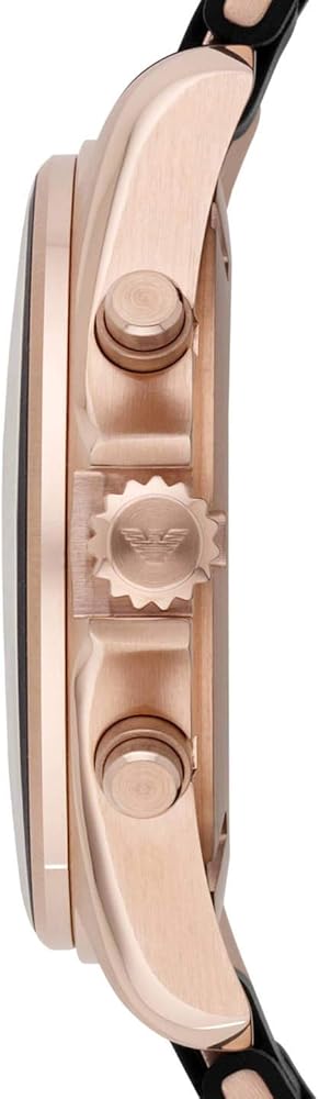 Emporio Armani Sigma Chronograph Black Dial Black SIlicon Strap Watch For Men - AR6066 Buy Now By Emporio Armani