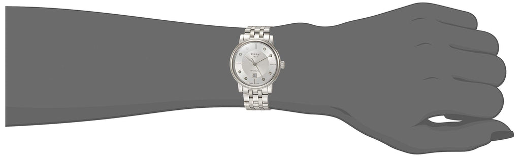 Tissot Carson Premium Automatic Lady Diamonds Silver Dial Silver Steel Strap Watch for Women - T122.207.11.036.00 Buy Now By Tissot