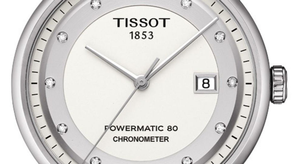 Tissot T Classic Luxury Powermatic 80 White Dial Silver Steel Strap Watch For Men - T086.408.11.016.00 Buy Now By Tissot