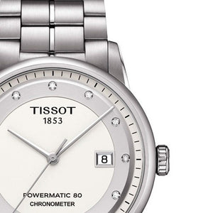 Tissot T Classic Luxury Powermatic 80 White Dial Silver Steel Strap Watch For Men - T086.408.11.016.00 Buy Now By Tissot