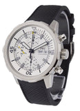IWC Aquatimer Chronograph White Dial Black Rubber Strap Watch for Men - IW376801 Buy Now By IWC