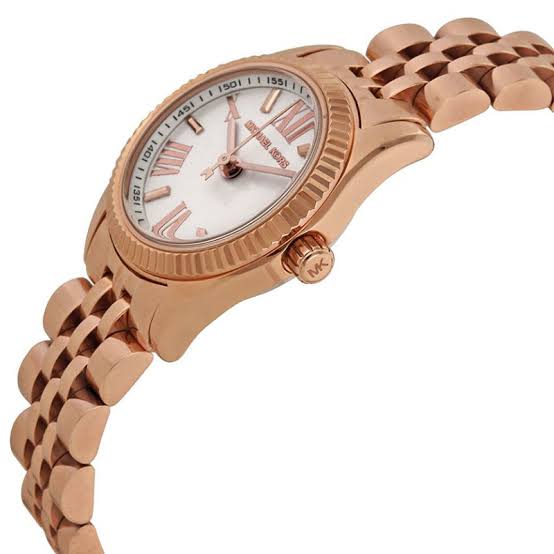 Michael Kors Lexington Quartz White Dial Rose Gold Steel Strap Watch For Women - MK3230 Buy Now By Michael Kors