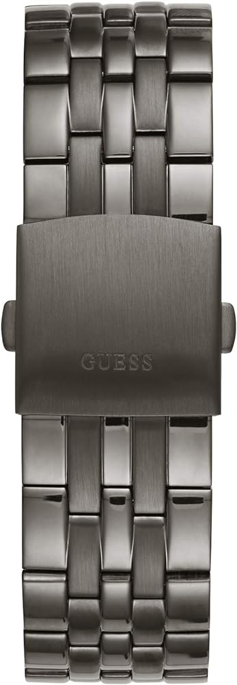 Guess Odyssey Quartz Blue Dial Gunmetal Steel Strap Watch For Men - W1107G5 Buy Now By Guess