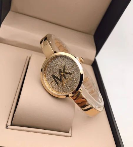 Michael Kors Parker Crystals Gold Dial Gold Steel Strap Watch For Women - MK4469 Buy Now By Michael Kors