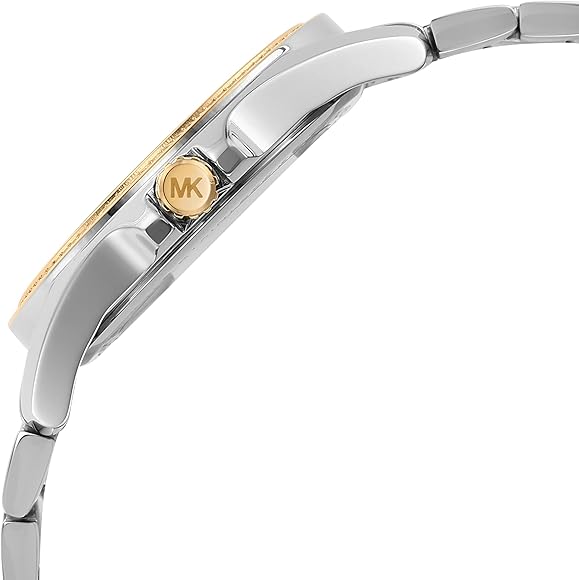 Michael Kors Kacie Three Hand Silver Dial Two Tone Steel Strap Watch for Women - MK6931 Buy Now By Michael Kors