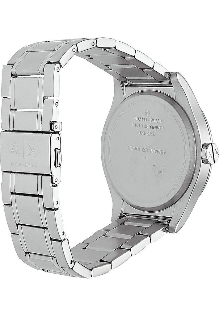 Armani Exchange Nico Analog Black Dial Silver Steel Strap Watch For Men - AX2320 Buy Now By Armani Exchange