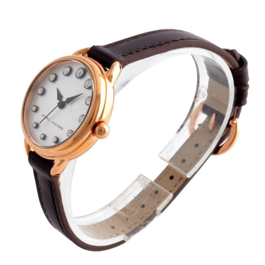 Marc Jacobs Betty White Dial Brown Leather Strap Watch for Women - MJ1481 Buy Now By Marc Jacobs