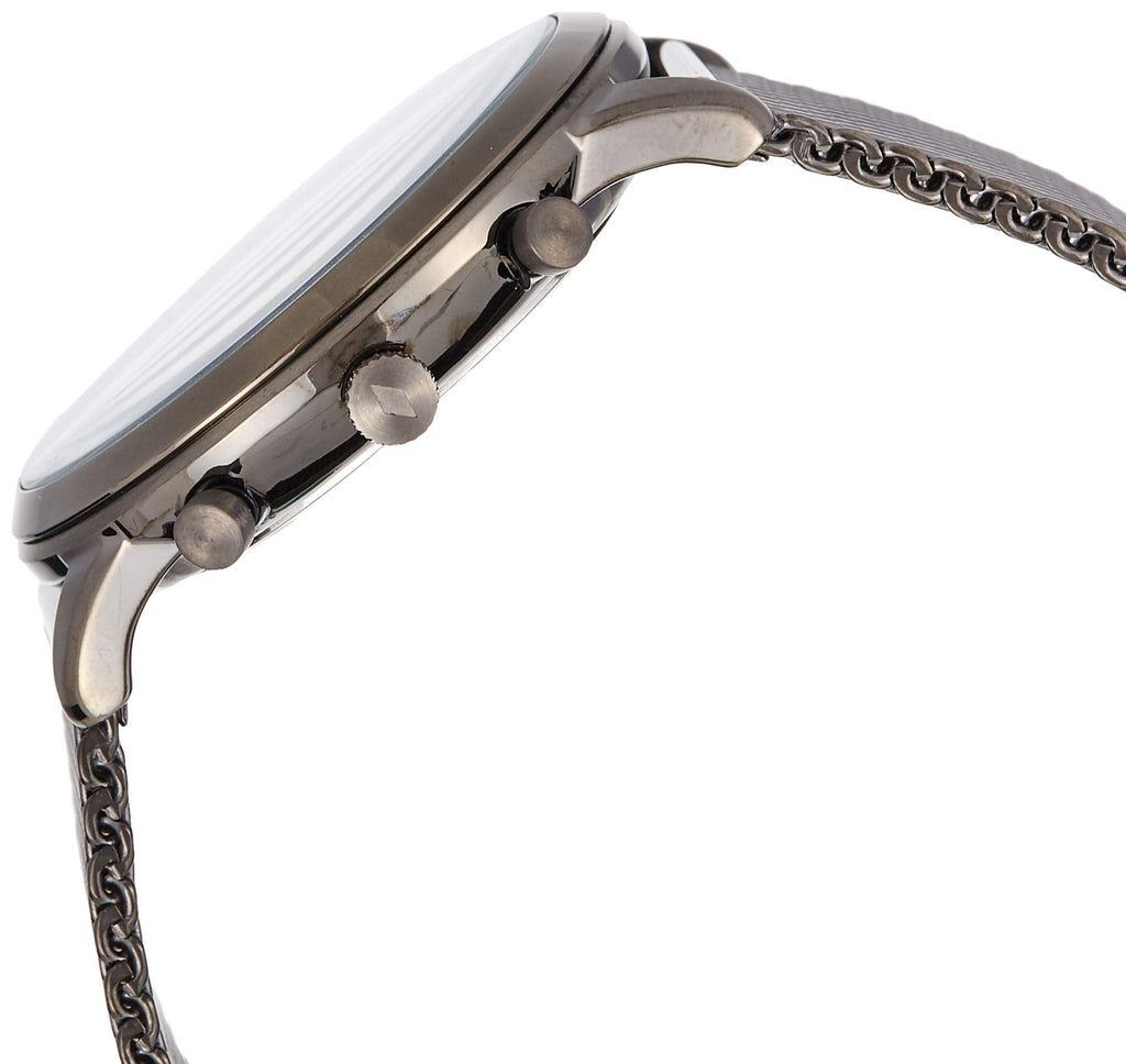 Fossil Neutra Chronograph Blue Dial Silver Mesh Bracelet Watch for Men - FS5383 Buy Now By Fossil