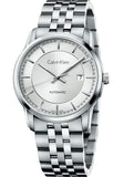 Calvin Klein Infinity Automatic Silver Dial Silver Steel Strap Watch for Men - K5S34146 Buy Now By Calvin Klein