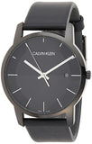 Calvin Klein City Quartz Black Dial Black Leather Strap Watch for Men - K2G2G4C1 Buy Now By Calvin Klein