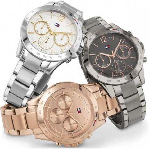 Tommy Hilfiger Haven Multifunction Chronograph White Dial Silver Steel Strap Watch For Women - 1782194 Buy Now By Tommy Hilfiger