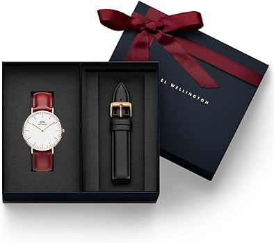 Daniel Wellington Petite Suffolk Red Dial Red Leather Strap Watch For Women - DW00100404 Buy Now By Daniel Wellington
