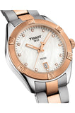Tissot PR 100 Sport Chic Diamonds Mother of Pearl Dial Two Tone Steel Strap Watch for Women - T101.910.22.116.00 Buy Now By Tissot