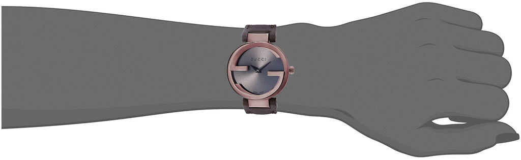 Gucci G Interlocking Brown Dial Brown Leather Strap Watch For Women - YA133504 Buy Now By Gucci