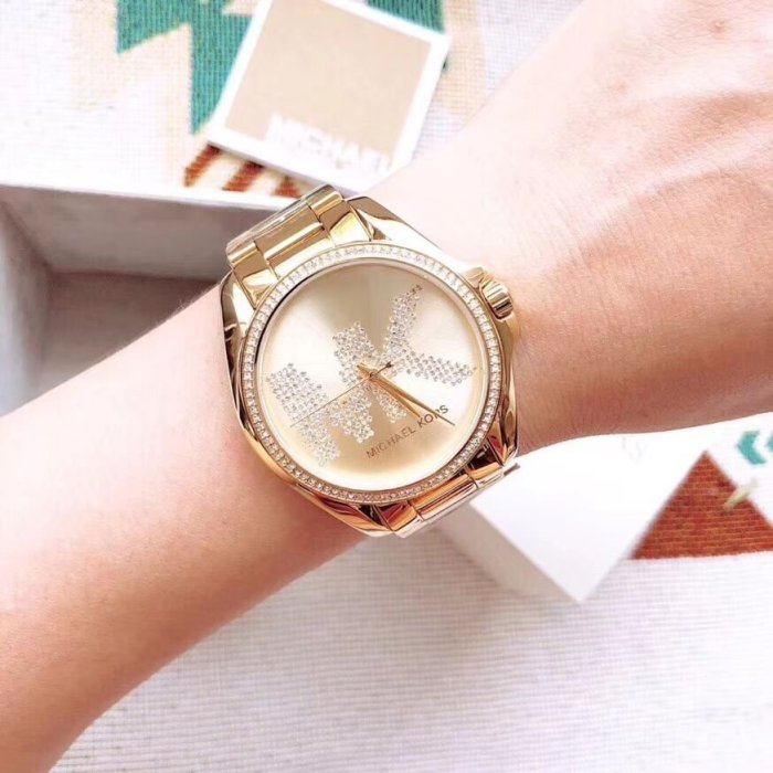 Michael Kors Bradshaw Quartz Gold Dial Gold Steel Strap Watch For Women - MK6555 Buy Now By Michael Kors